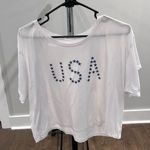 Pink Lily USA Cropped Top